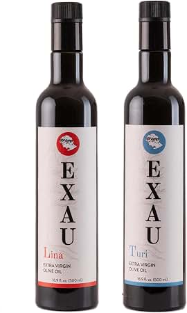 Amazon.com: EXAU Due2 Italian Olive Oil Gift Set, Turi & Lina EVOO